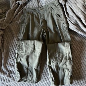 Olive Green Carhartt Work Pants